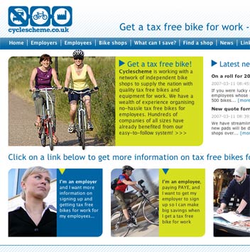Cycle Scheme Website