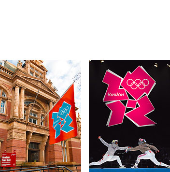 London 2012 Olympic Logo in context