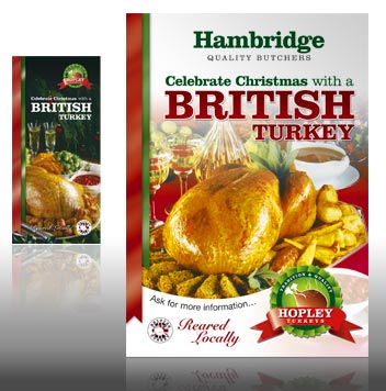 Hopley Turkeys Poster & Leaflet