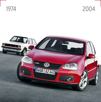 30 years of brand evolution - VW Golf GTi
