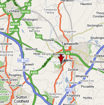 Google Maps directions to Drayton Manor