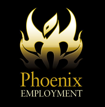 Phoenix Employment Logo Design Full Logo