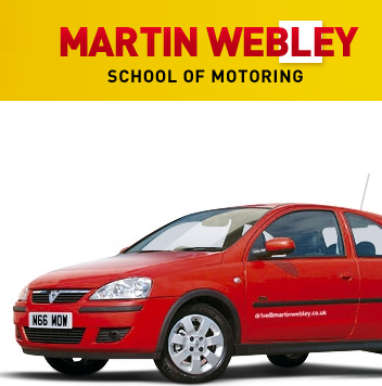 Martin Webley School of Motoring Martin Webley Website Logo & Car