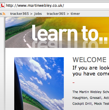 Martin Webley School of Motoring Martin Webley Website Closeup
